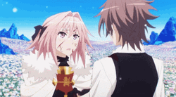 Astolfo Hugging Naoto Nakamura Fate Series GIF