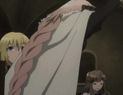 Astolfo Looking Back Grim Face GIF