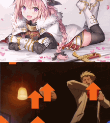 Astolfo Lying On Stomach Anime Series GIF