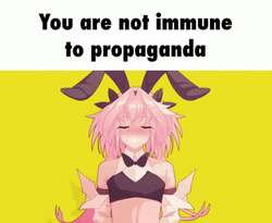 Astolfo Not Immune To Propaganda Meme GIF