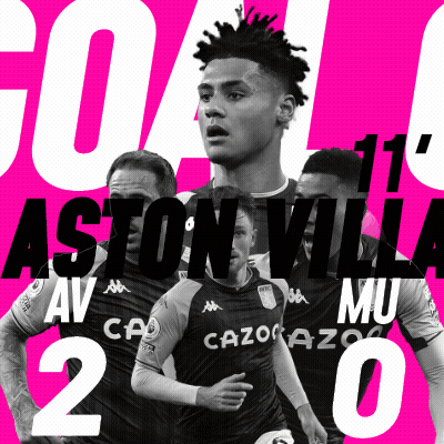 Aston Villa Soccer Team Advertisement Score 2 GIF