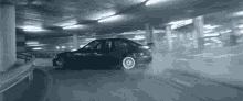 Astounding Skill Car Drifting On Narrow Road GIF