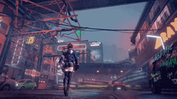 Astral Chain Walking In Platinum Location GIF