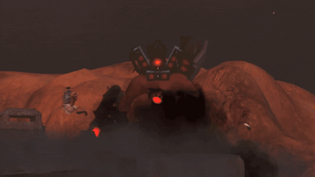 Astro Vs Titan Speakerman GIF