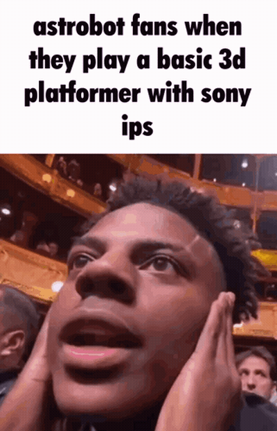 Astrobot Fans When They Play A Basic 3D Platform With Sony Ips GIF