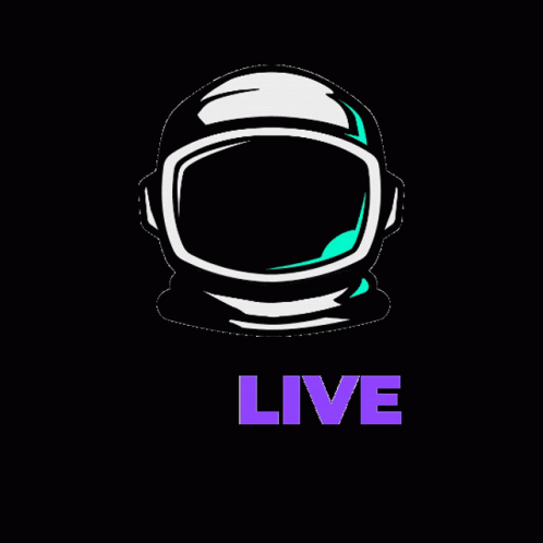 Astronaut Helmet Twitch Logo GIF