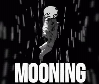 Astronaut Mooning GIF