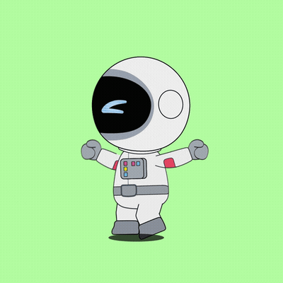 Astronaut Saying Woo Hoo GIF