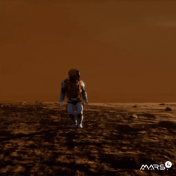 Astronaut Weird Dancing On Mars GIF