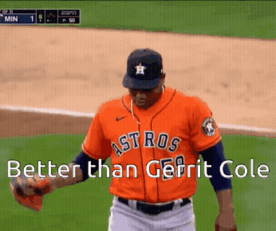 Astros Baseball Player On Field GIF