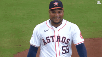 Astros Baseball Player Smiling GIF