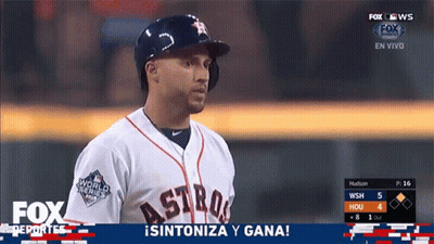Astros Baseball Player Standing GIF
