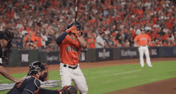 Astros Jose Altuve Hitting The Ball GIF