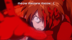 Asuka Evangelion Meow Meow Meow GIF