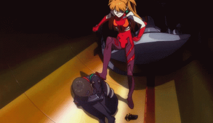 Asuka Langley Soryu Stomp GIF