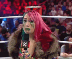 Asuka Wrestler Mocking Cry GIF