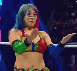 Asuka Wrestler Taunting Come Here GIF