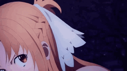 Asuna And Alice Sword Fight GIF