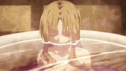 Asuna In Her Hot Tub GIF
