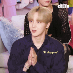 Ateez Jeong Yunho Clapping His Hand GIF