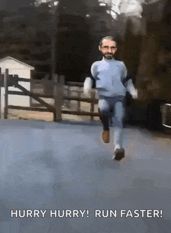 Athene Running GIF