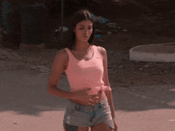 Athletic Girl Puking GIF