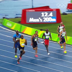 Athletics Sprinting Race Olympics GIF