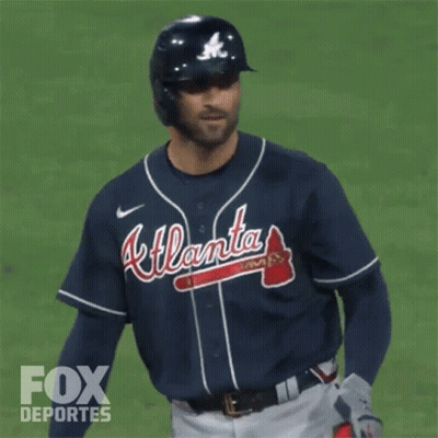 Atlanta Braves Baseball Player On Field GIF