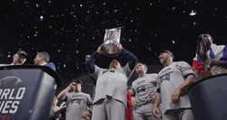 Atlanta Braves Champion Trophy Celebration GIF
