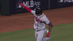 Atlanta Braves Jorge Soler Wave Fans GIF