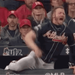 Atlanta Braves Josh Donaldson Hyped Screaming GIF