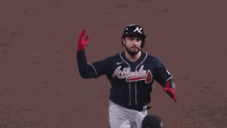 Atlanta Braves Travis Darnaud Slice GIF