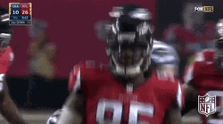 Atlanta Flacons Running To Score Touchdown GIF