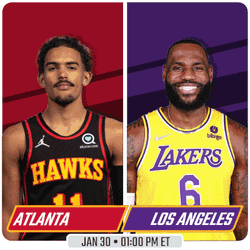 Atlanta Hawks Vs. Los Angeles Lakers Pre Game GIF
