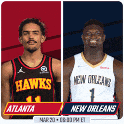Atlanta Hawks Vs. New Orleans Pelicans Pre Game GIF