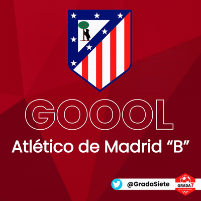 Atletico De Madrid Poster Saying Goool GIF