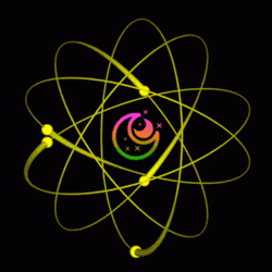 Atom Moon Pattern Circulation GIF