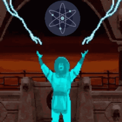 Atom Thunderstorm Night GIF