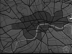 Atomic Bomb Vintage Moving Art GIF