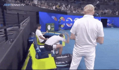 Atp Tennis Tv Is Showing A Tennis Game GIF