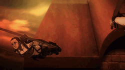 Attack On Titan Group Flight GIF