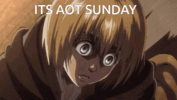 Attack On Titan It's Aot Sunday