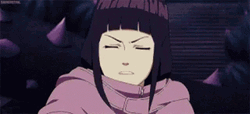 Attacking Powers Hinata Hyuga  GIF