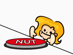 Attempting To Smash The Nut Button GIF