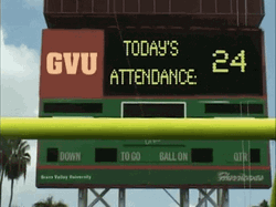 Attendance Countdown Sign Board GIF