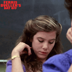 Attendance Raising Hand Ferris Buellers Day Off GIF