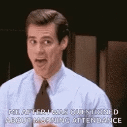 Attendance Sinister Smirk Jim Carrey GIF