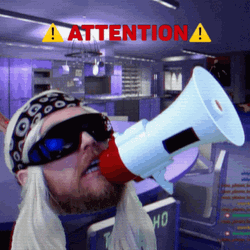 Attention Megaphone Call GIF