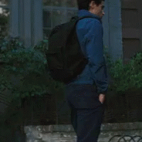 Attentive Joe Goldberg Watching GIF
