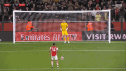 Aubameyang Penalty Kicks GIF